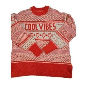 Aerie Women's Oversized Long Sleeve Crew‎ Neck Cool Vibes Sweater Size XS